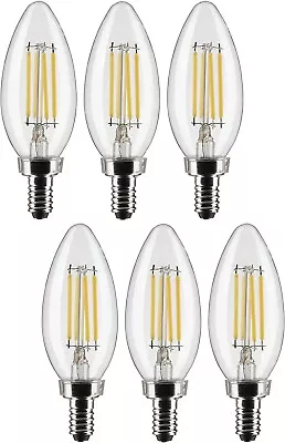 Satco S21274 - 5.5 Watt B11 LED Light Bulb - 3000K - 90CRI - 120 Volt (6 Pack) • $38