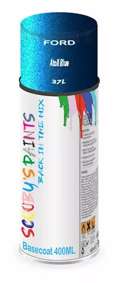 For Ford Paint Spray Aerosol Atoll Blue Code 37L Car Can Scratch Fix Repair • £17.10