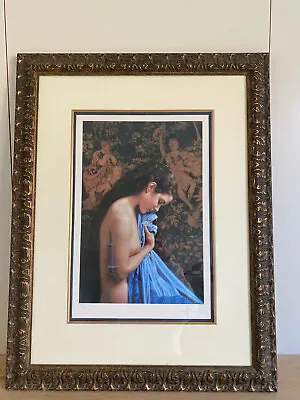 £345 • Buy Douglas Hofmann Blue Shawl Lithograph + COA Limited Edition, Signed And Framed 