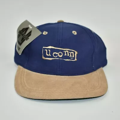 UConn Huskies Vintage 90's Nu Image Adjustable Strapback Cap Hat - NWT • $24.95