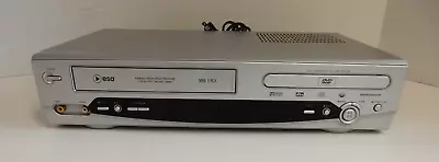 ESA E4000 VCR DVD MP3 Combo Player VHS Video Cassette AV Cable NO Remote - WORKS • $39.99