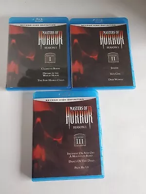 Masters Of Horror: Season 1 Vol 12 & 3 (Blu-ray) • $39.99