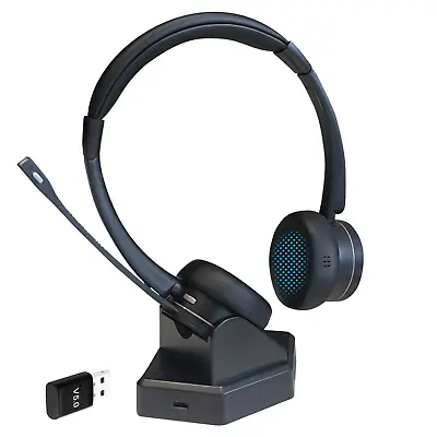 Bluetooth Wireless Headset With Microphone For Laptop PC And Mobile - Office2 • £49