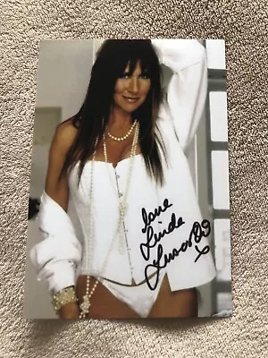 LINDA LUSARDI (PAGE 3 MODEL) PRESIGNED PHOTO- 7x5” • £1