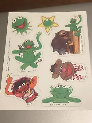 1978 Hallmark Henson Associates Inc. Muppet Show Stickers. 1 Sheet 7 Stickers. • $5