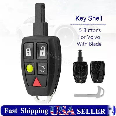 Replacement Remote Key Fob Case Shell For Volvo C30 S40 V50 C70 KR55WK49259 • $15.79