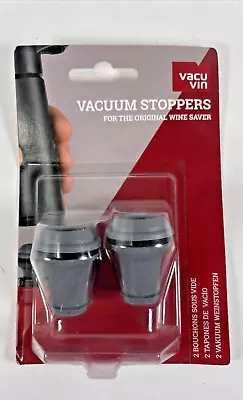 $12.99 • Buy NEW SEALED Pair Of Vacu Vin Vacuvin Vacuum Wine Stoppers