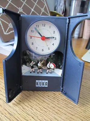 Vtg. Kuka Austria Working Melody Clock W/band - Bavaria Brass Music - **works** • $45