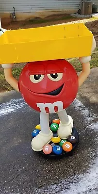 BRAND NEW M&M Red Character Candy Store Display With Storage Tray  FREE SHIPPING • $100