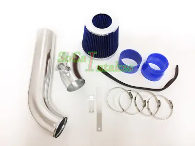 Blue Cold Air Intake KIt & Filter System For 1992-1998 BMW E36 3-Series I6 • $70