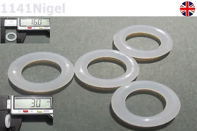 £1.99 • Buy 16mm OD 3mm CS O Rings Seal Silicone VMQ Sealing O-rings Washers   UK   Last Few
