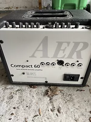 AER Compact 60/3  Acoustic Guitar Twin Channel Amplifier. • £500