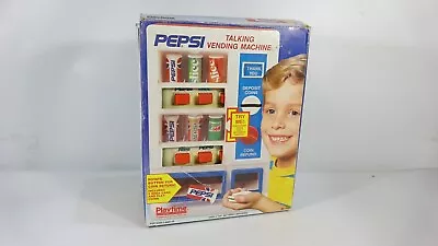 1991 Playtime Products Pepsi Talking Vending Machine - Works - Not Complete • $24.95