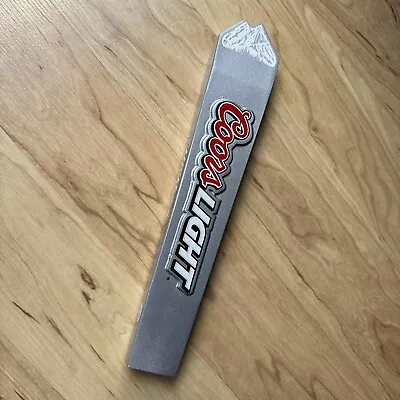Vintage Coors Light Traditional Silver Bullet Mountains Beer Tap Handle Nice • $24.99