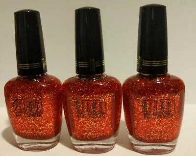 Milani Nail Polish 521 Lacquer Red Sparkle .45 Oz new Lot Of 3  • $14.95