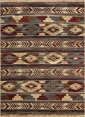 Lodge Cabin Southwestern Tribal Area Rug **FREE SHIPPING** • $59.50