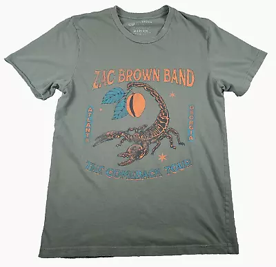 Zac Brown Band T-Shirt Women's Medium The Comeback Tour Atlanta Georgia  • $13.22