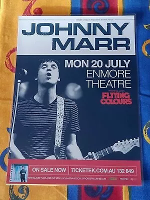 JOHNNY MARR - 2015 Australia Tour - Laminated Tour Poster - THE SMITHS • $15.95