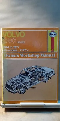 Haynes Owners Workshop Manual Volvo 240 Series 1974 To 1977 All Models 2127cc • $3.11