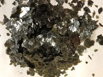 2 Oz. Large Real Natural Mica Flakes Onyx Color Brand New • $19.99