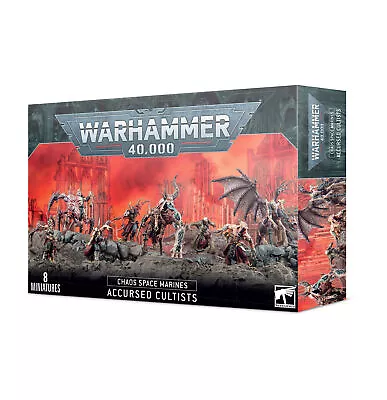 Chaos Space Marines: Accursed Cultists Warhammer 40k • $75.60