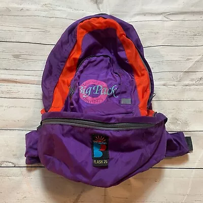 Vintage Legendary Big Pack Flash 25 Retro Daypack Hiking Backpack Fannypack Rare • $40.45