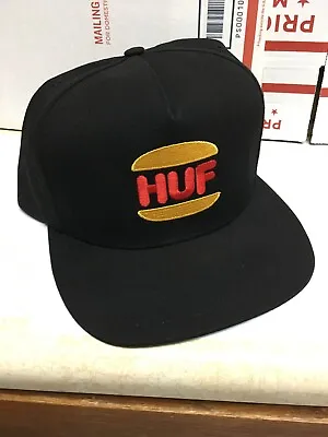 $199.99 • Buy HUF Burger Hat DBC King Hamburger Snapback Rare Skater Keith Hufnagel Vintage
