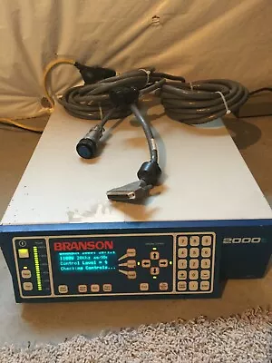 $2250 • Buy Branson 2000t 20:1.1 Power Supply Controller (101-132-341)