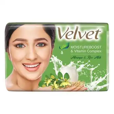 Velvet Soap- Moringa And Rice Milk For Glowing & Radiant Skin 95g • $6.99