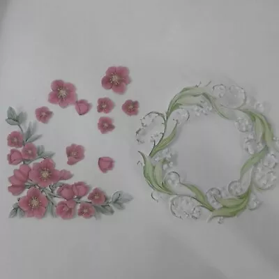 Carnation Crafts*Die Cuts*FLOWERS*LILLEY & VALLEY*BLOSSOM CORNER*Cards*Topper • £3.55