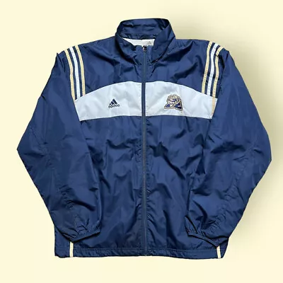 Vintage Pitt Panthers Y2K Adidas Windbreaker Men’s Large Blue Pittsburgh 2000s • $30