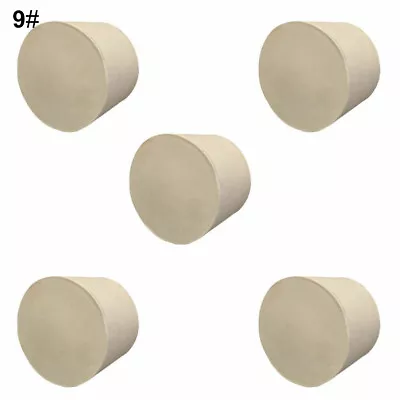 5Pcs Solid Rubber Stoppers Plug Bungs Laboratory Bottle Tube Sealed Lid Corks 72 • $11.30