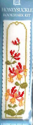 £6.50 • Buy Textile Heritage Counted Cross Stitch Bookmark Kit - Flowers - Honeysuckle