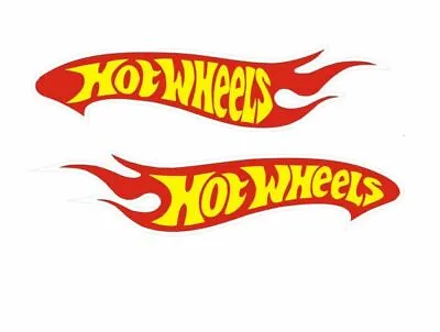 Set Of 2 Hot Wheels Racing Vinyl Decal Sticker Window Motorcycle  • $4.99