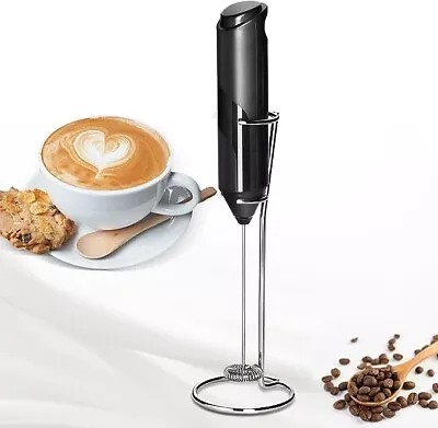 Healsmart Milk Frother Handheld Battery Operated Whisk Maker With Stainless Ste • $13.99