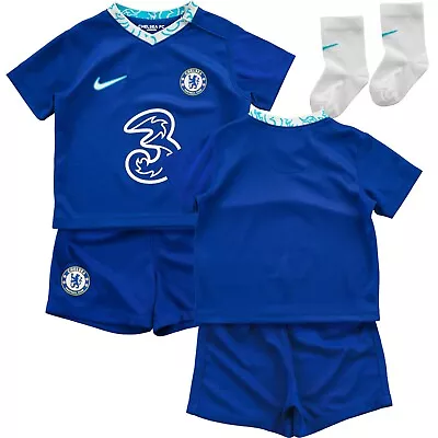 Nike Chelsea FC 2022/23 Kids Infant Home Football Kit Size 18-24 Months New • £19.99