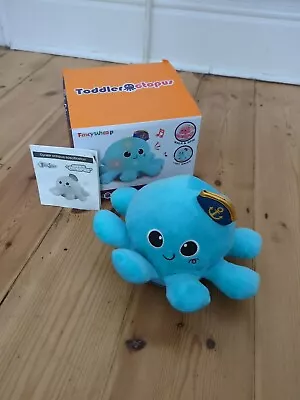 Baby Musical Light Crawling Toys Light Up Dancing Spinning Talking Soft Octopus • £10