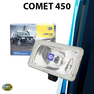 (Pair) Hella Comet 450 White Driving Lamp 1FB 005 860 233 12V Halogen Spot Light • $165