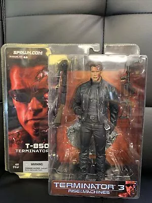 McFarlane Toys Terminator 3 Rise Of The Machines T-850 Figure NIP • $38.99