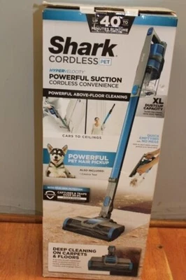 $135 • Buy NEW Shark Cordless PET Hyper Velocity Stick Vacuum IX140H Blue - Sealed Box