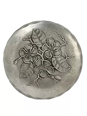 Wendell August Forge Hammered Aluminum Blossom Coaster Trinket Dish 3.5” Vintage • $13.20