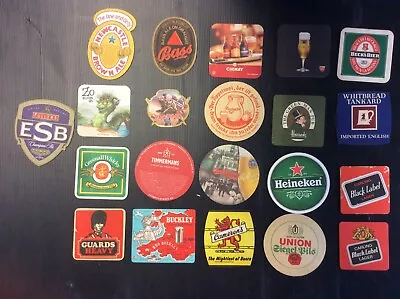 21 Different EUROPEAN Breweries Beer COASTERS G • $4