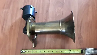 Early Brass Klaxon Automobile Horn Model 20 Model T Ford Rolls Royce 6 Volt • $99.99