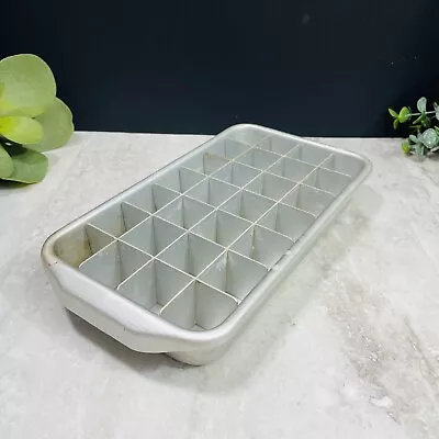 Vintage Silver Ice Cube Tray Aluminum Mid Century Modern MCM • $19.99