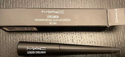 £8.50 • Buy Mac Precision Liquid Eyeliner Black Waterproof 8ml Bottle