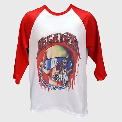 Megadeth Rock Metal Long Sleeve Baseball T-shirt Unisex S-3XL • £18.99
