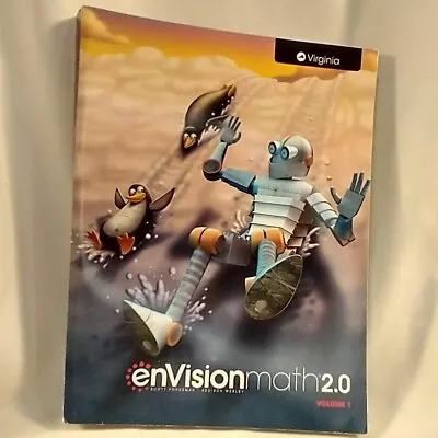 EnVision Math 2.0 Vol. 1 Grade 3 Topics 1-7 Virginia Edition Copywrite 2019 • $8.85