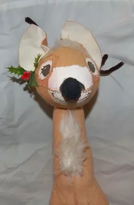 $48.50 • Buy Annalee Dolls Mobilitee 1978 Santa's Reindeer Holly  Doll Posable 20  Tall