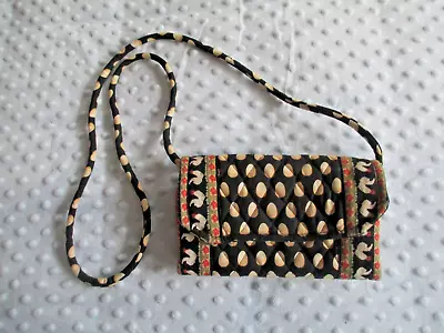 Vera Bradley Chanticleer Chicken Eggs Trifold Crossbody Wallet Purse • $19.99