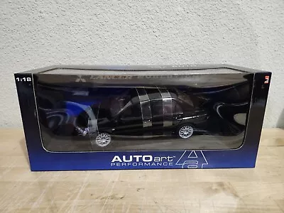 New Autoart Mitsubishi Lancer Evo Vii Street Car Black 77163 1:18 Scale  • $289.99